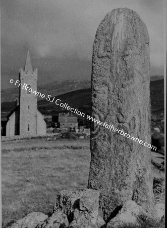 CHURCH AND OLD STANDING STONE